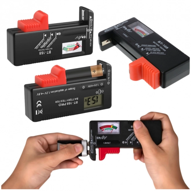 Univerzální digitální tester baterií