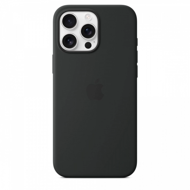 Silikonové pouzdro s MagSafe pro iPhone 16 Pro Max - černé