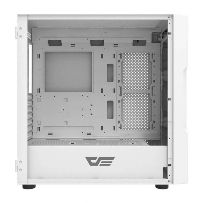 Počítačová skříň Darkflash DK431 + 4 ventilátory (bílá)