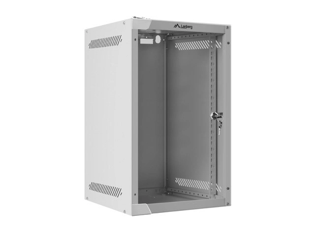Nástěnná skříň 9U 10 palců 280x310mm šedá