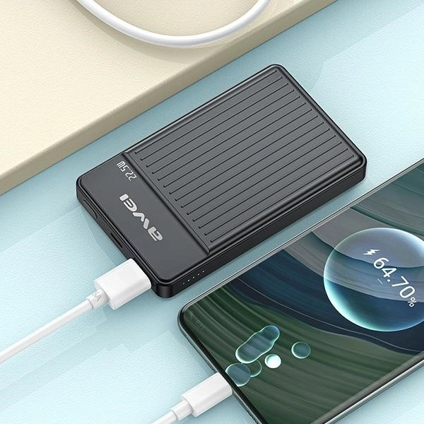 Bezdrátová powerbanka MagSafe 10000mAh 22,5W Černá