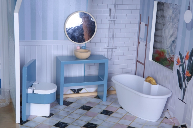 Dřevěný domeček pro panenky Maya Rezidence od ECOTOYS