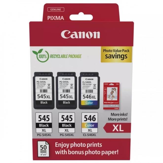 Canon multipack fotografický inkoustový set XL