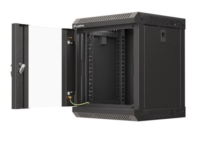 Skříň instalace Rack nástěnná 10 palců 6U černá