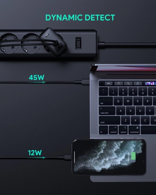Omnia GaN nabíječka 2xUSB Power Delivery 65 W