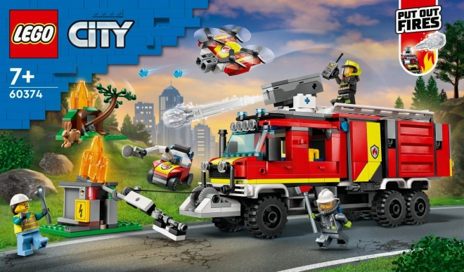 LEGO® City 60374 Velitelský vůz hasičů