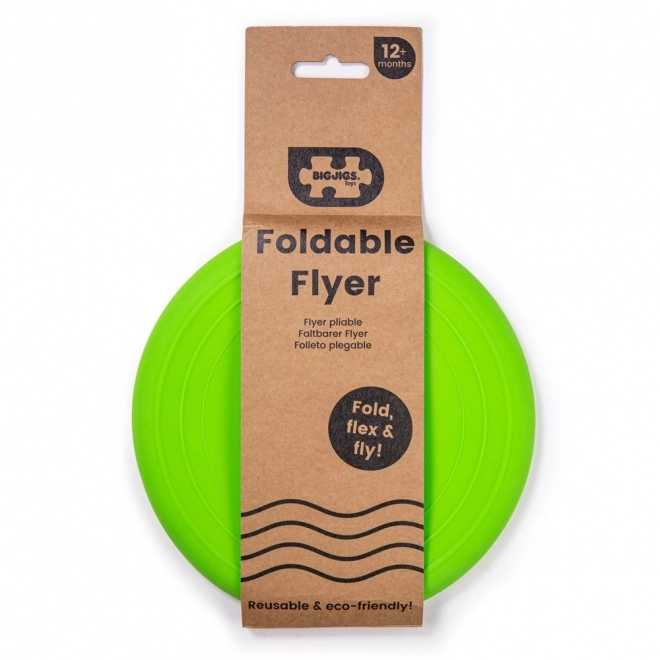 Frisbee Bigjigs Toys zelené pro venkovní zábavu