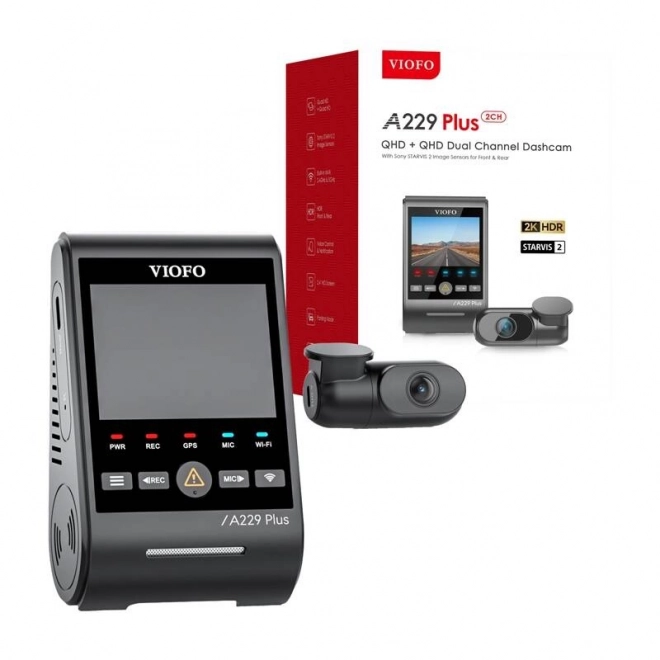 Viofo A229 Plus 2CH kamerový systém s WiFi a GPS