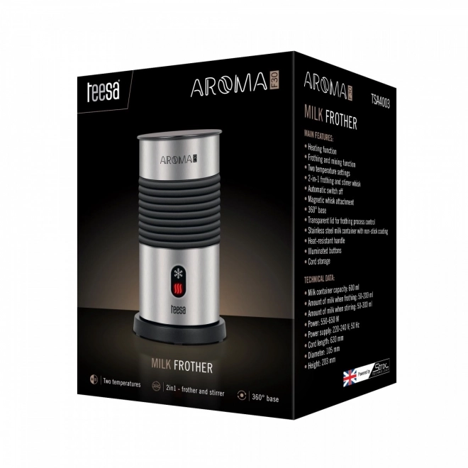 Elektrický napěňovač mléka 600 ml