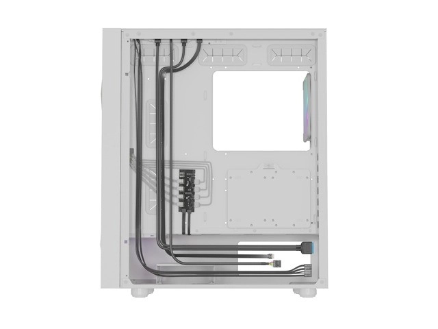 Genesis Diaxid 605 ARGB MIDI TOWER kryt USB-C Bílá
