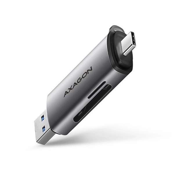 CRE-SAC Externí čtečka paměťových karet USB3.2 Gen 1 Type-C + Type-A SD/microSD