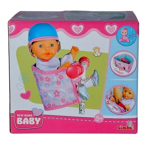 New Born Dětská sedačka pro panenku na kole