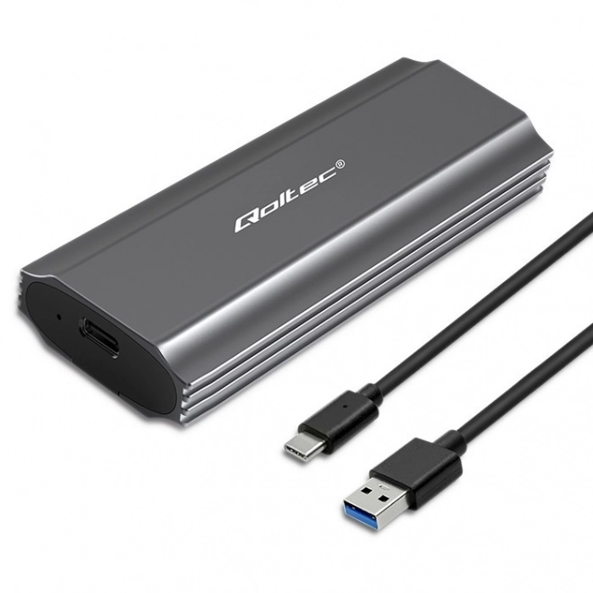Obal na disk Qoltec pro M.2 SSD SATA NVMe USB-C 2TB
