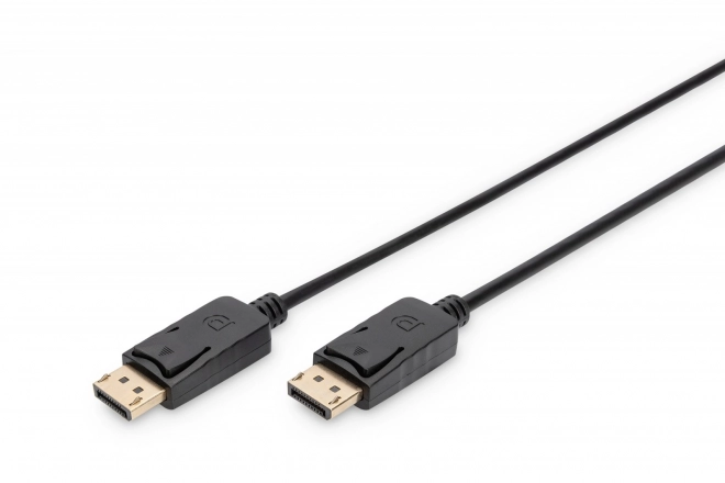 Propojovací kabel DisplayPort s 1080p 60Hz FHD zacvakávací typ DP/DP M/M 10m černý