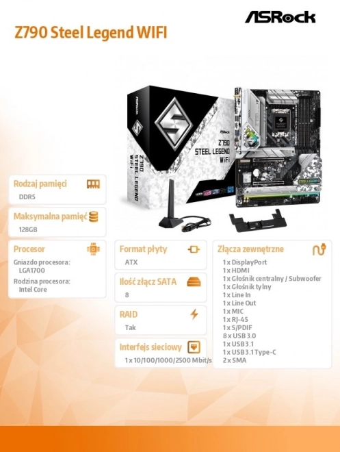 Základní deska Steel Legend WiFi