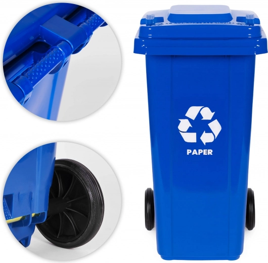 Plynulý přesun díky gumovým kolům a kovové ose