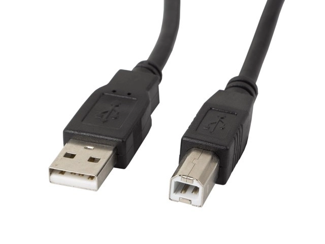 USB 2.0 AM-BM 1,8M feritový kabel černý
