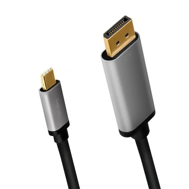 Kabel USB-C na DP, 4K 60Hz, hliník 1,8 m