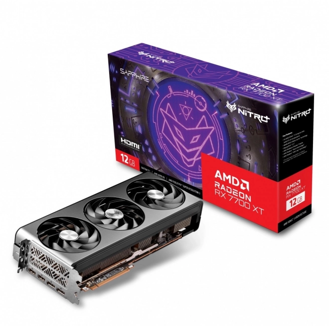 Grafická karta Radeon RX 7700 XT NITRO+GAMING OC 12GB GDDR6 192bit 2DP