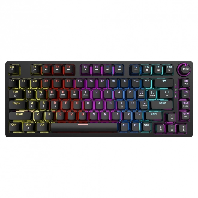 Bezdrátová mechanická klávesnice Savio PHENIX s Gateron Red Pro spínači