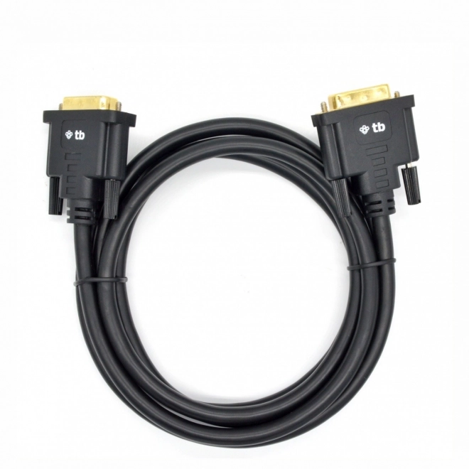 Kabel DVI M-M 24+1 1,8 m. černý, pozlacený