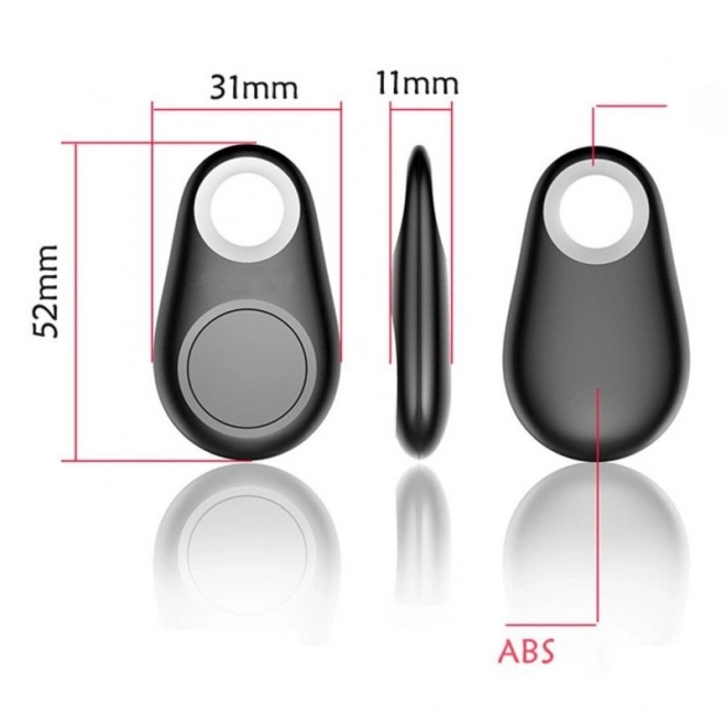 Bluetooth lokátor klíčů GPS Key Finder – Černý