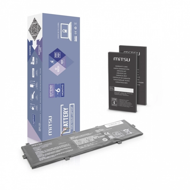 Baterie pro Asus UX430 3400mAh(39Wh) 11,55V