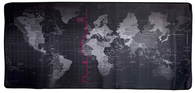 Stylová mapa světa s vzdělávacími prvky