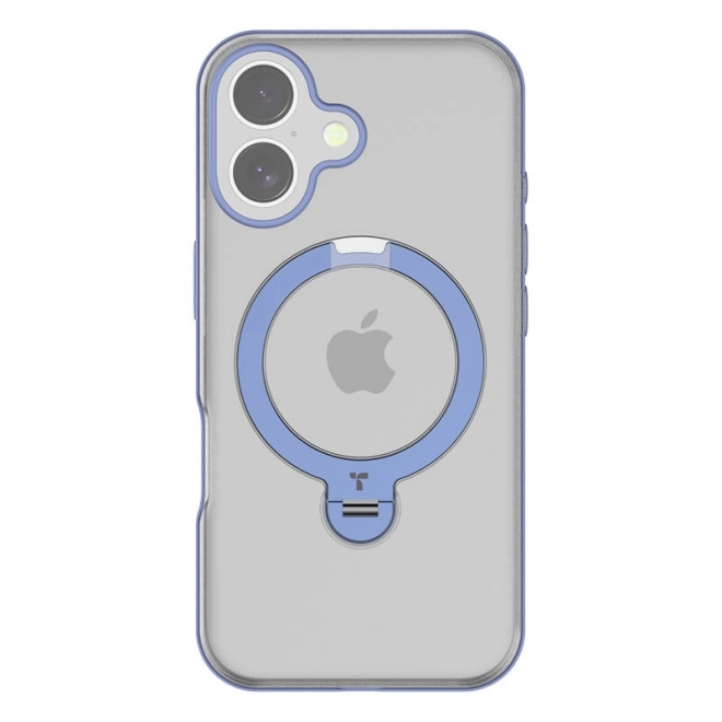 Ochranné pouzdro s kroužkem pro iPhone 16 modré