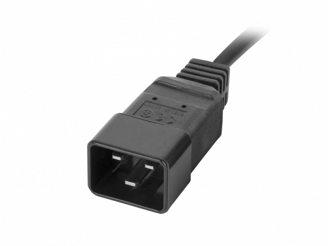 Rack PDU 19 palců 1U 16A 2x C19 8X IEC C13 černá C20 napájecí lišta
