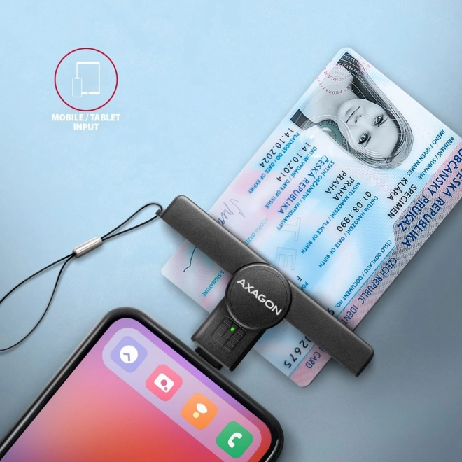 CRE-SMPC Čtečka průkazů PocketReader USB-C