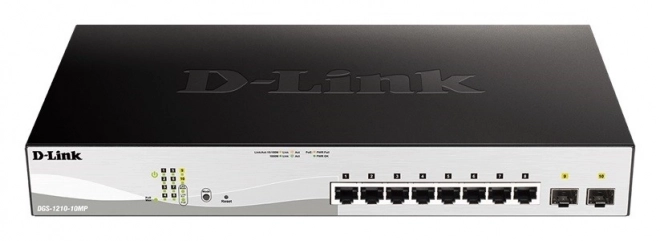 Přepínač D-Link DGS-1210-10MP 8GE PoE 2SFP