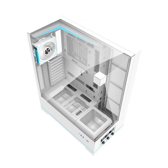 Počítačová skříň Darkflash DY450L PRO s ventilátorem (bílá)