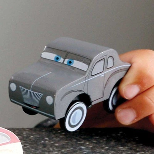 KidKraft Disney Auta – Sada 3 dřevěných závodníků
