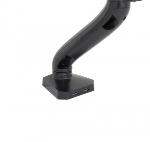 Nastavitelný držák monitoru s plynovou pružinou a USB porty