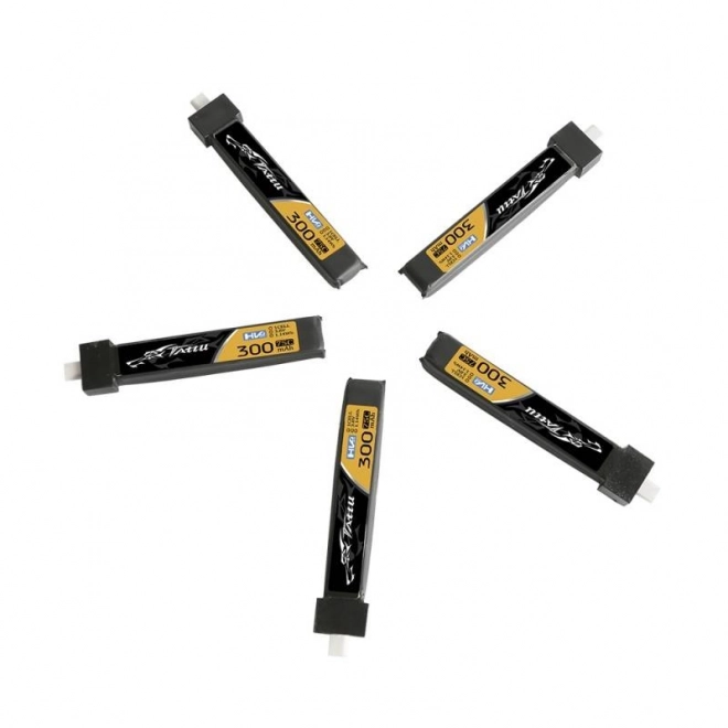 Baterie Tattu LiPo 300mAh 3,8V 75C 1S1P HV BT2.0.5 (5ks)