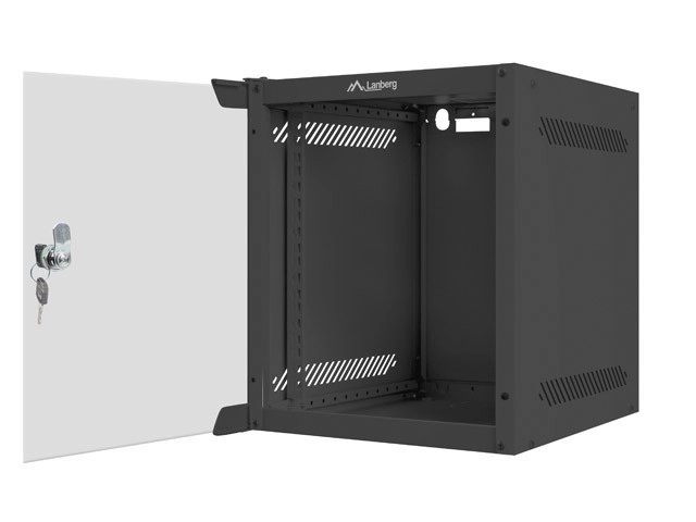 Závěsná skříňka 10" 6U 280x310mm černá