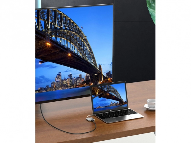 Adaptér 3v1 USB-C HDMI 4K