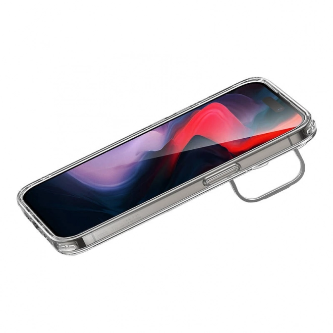 Pouzdro ESR Classic Hybrid se stojánkem pro iPhone 15 Pro, Magsafe (čiré)
