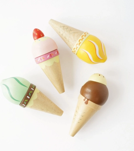 Ručně malované zmrzliny plné detailů