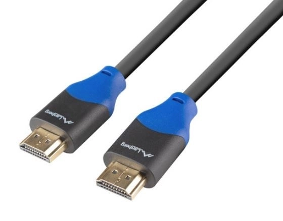 Kabel HDMI M/M V2.0 3m 4K pevný měděný černý BOX