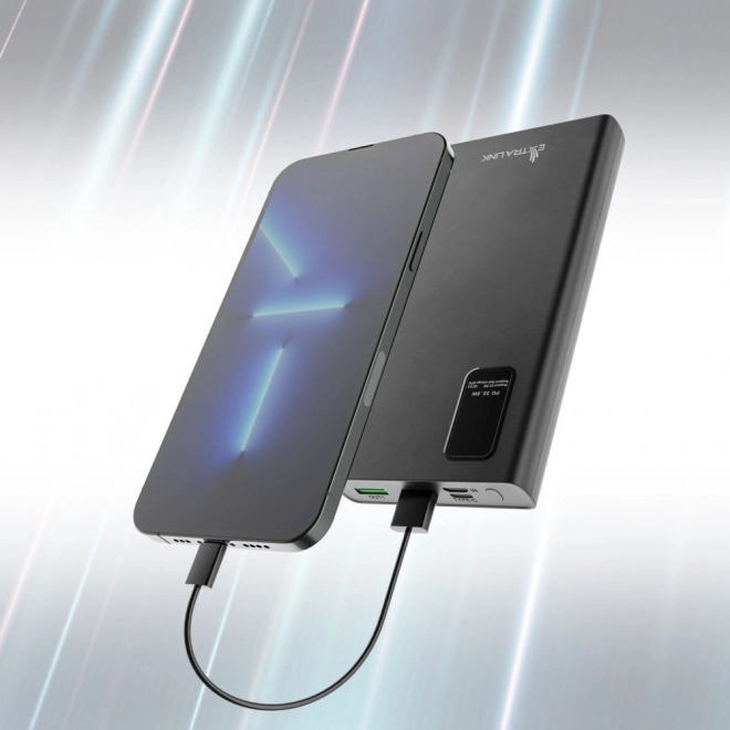 Power bank Extralink 10000 mAh rychlé nabíjení USB-C černý
