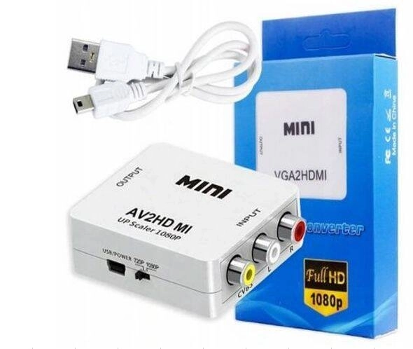 Adaptér AV RCA na HDMI 1080p