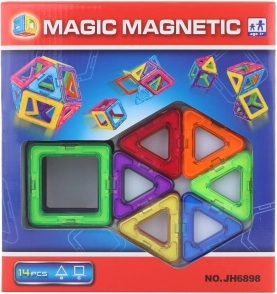 Magnetická stavebnice pro děti 14 dílků