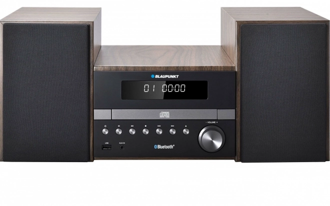 Mikrověž Bluetooth s CD/MP3/USB/AUX, RDS a budík