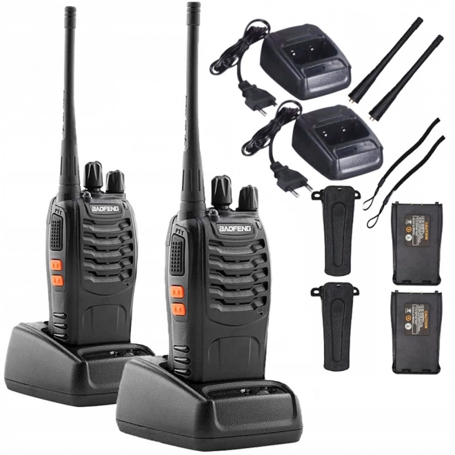 Krátkovlnné vysílačky Baofeng BF888s PMR - 2 kusy