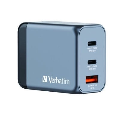 Nabíječka GNC-65 32201 GaN 65W, 2xUSB-C 1xUSB-A, EU / UK