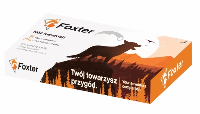 FOXTER® CARAMBIT NŮŽ CS:GO CLAW MIX COLOR CASE 19,5CM