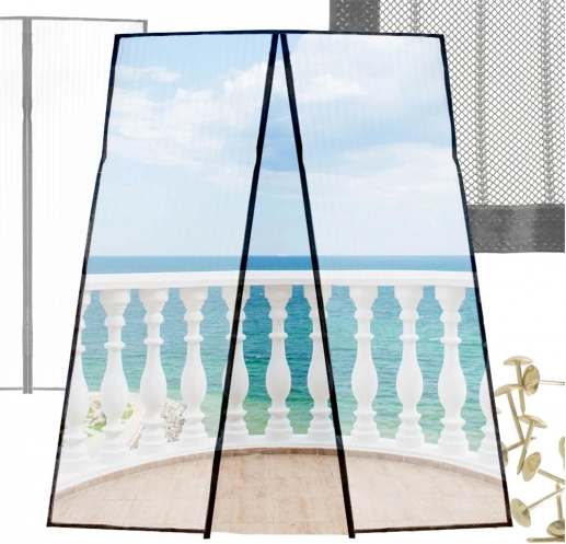 Magnetická síť proti hmyzu na dveře 160 × 230 cm