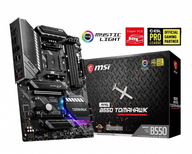 MAG B550 TOMAHAWK AM4 4DDR4 DP/HDMI M.2 ATX základní deska